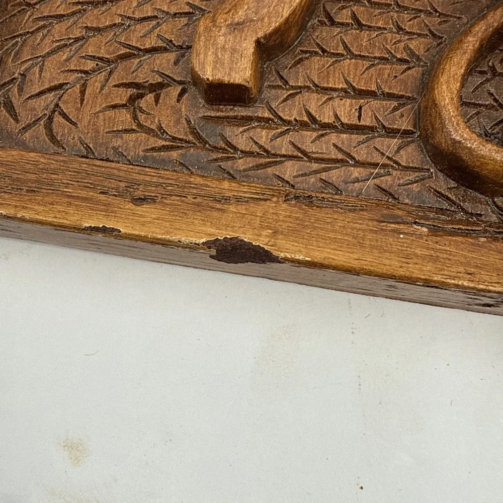 Vintage Burwood Colonial Hearth Kitchen Wall Plaque Homestead Decor